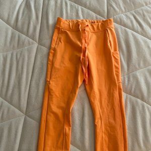 Alo Yoga High-Waist Checkpoint Leggings - Neon Apricot Size S